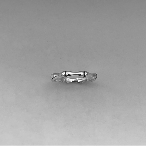 Sterling silver bamboo toe ring, bamboo ring, silver toe ring, silver bamboo - Picture 11 of 11
